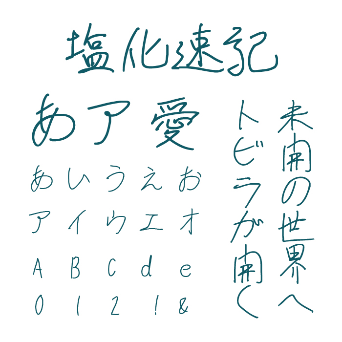 塩化速記
