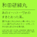 和田研細丸ゴシック