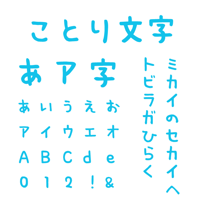 ことり文字