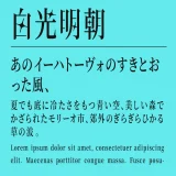 白光明朝